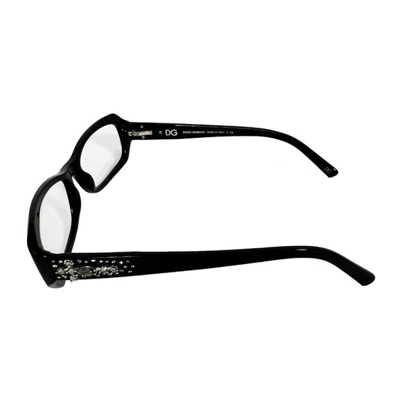 Dolce Gabbana DG3082G RX Eyeglasses 501 Black 54-16-135 Made In Italy Side Bling - Picture 2 of 9
